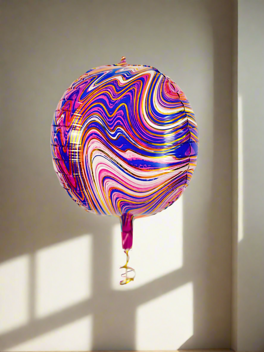 Holographic Marble Balloon