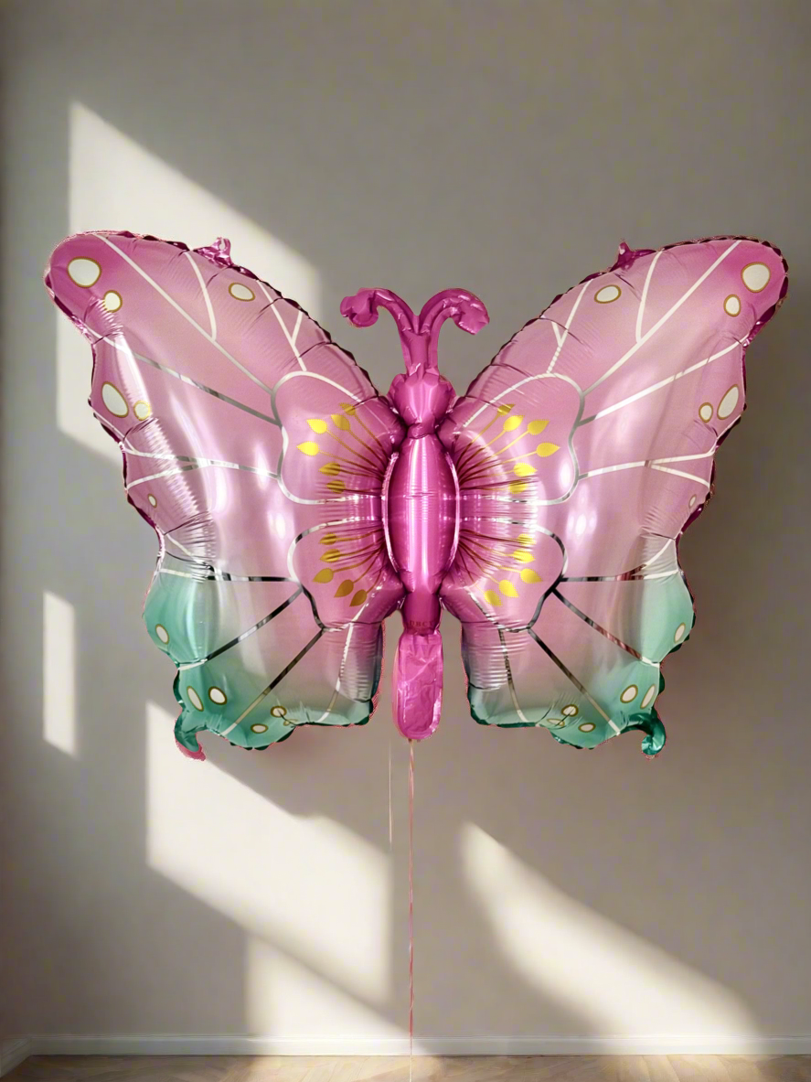 Pink Butterfly Balloon