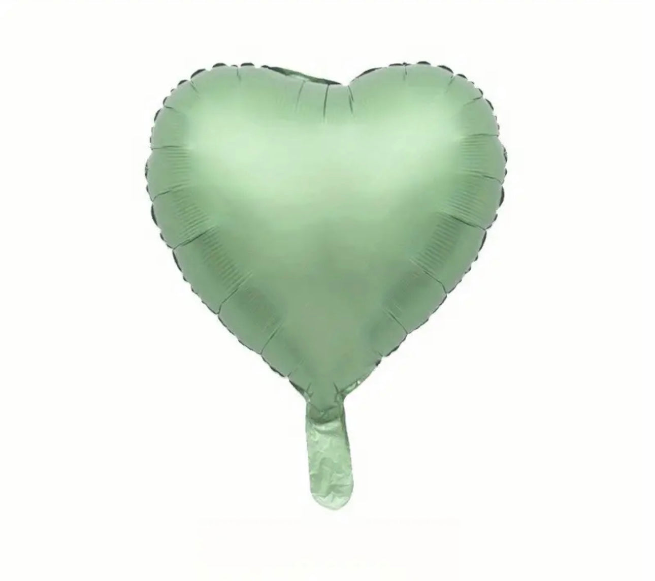 Heart-Shaped Foil Balloons (6 Pieces)