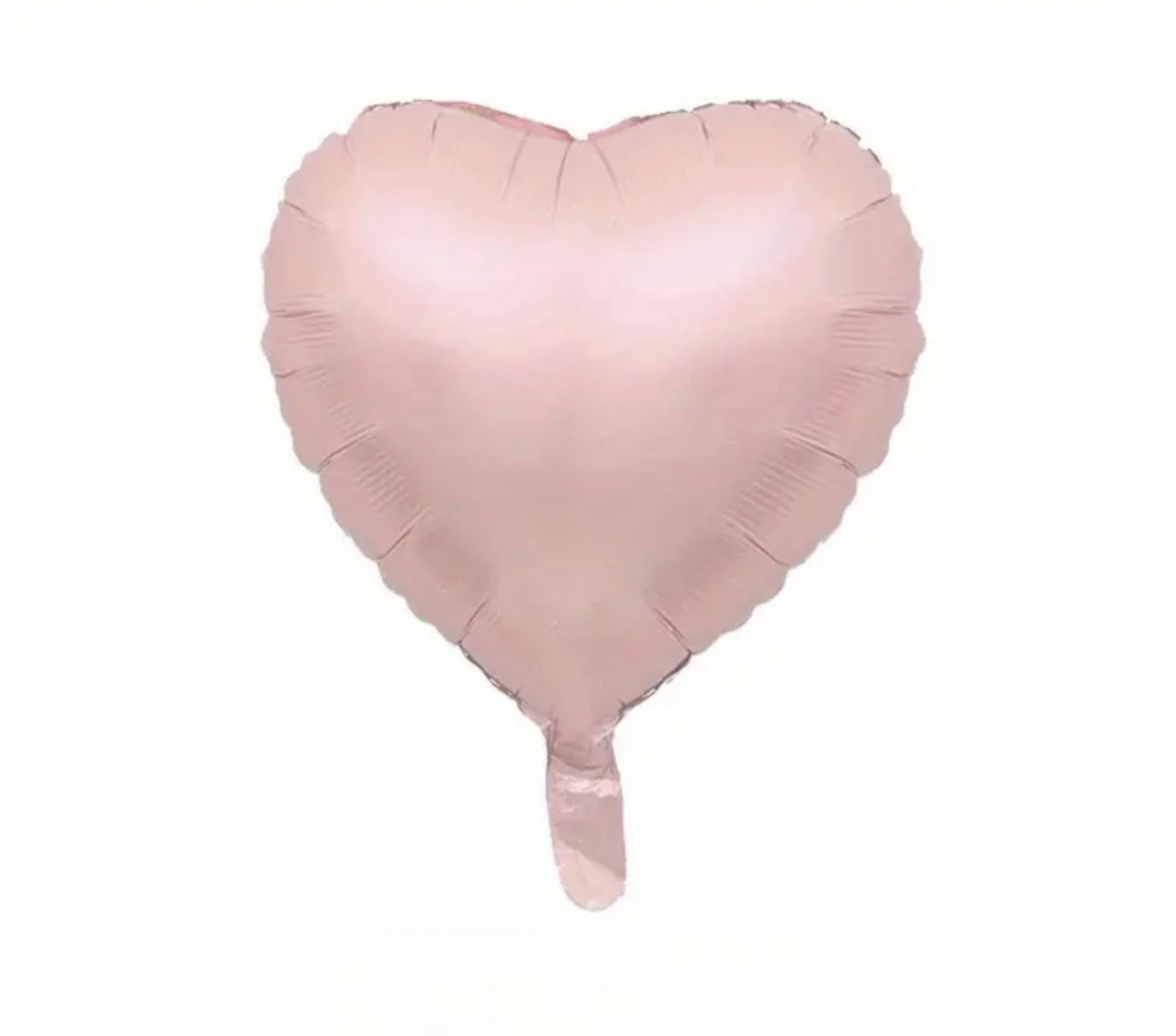 Heart-Shaped Foil Balloons (6 Pieces)