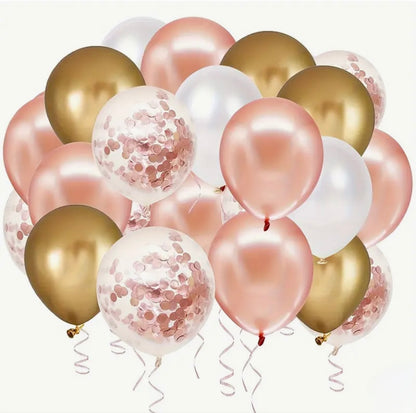 Balloon Bundle with Confetti (50 Pieces)